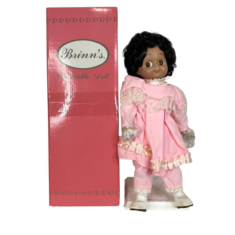 Brinn's Porcelain Doll‎ Vanessa 13 inch Pink Dress in Box